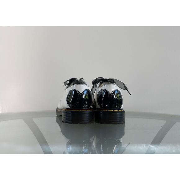 Dr. Martens Women's 1461 LIMITED EDITION BEN Hearts White-Black Smooth Size 7 - Picture 7 of 10